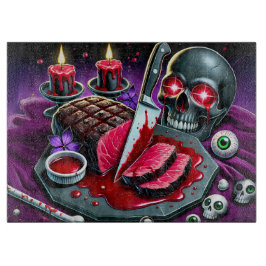 Gothic Meat Art for the Fearless Feast カッティングボード