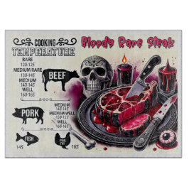 Gothic Meat Temperature Guide カッティングボード