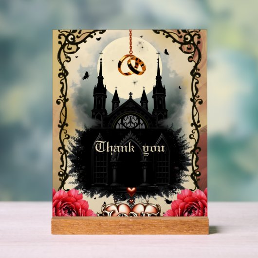 Gothic Moon –Eternal Love Beneath the Midnight Sky アクリルサイン (ニュートラル)