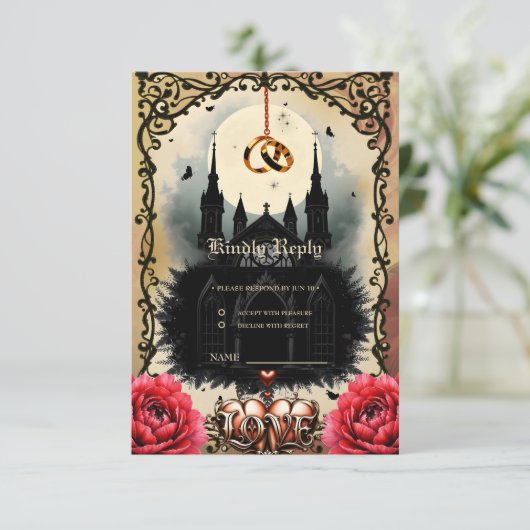 Gothic Moon –Eternal Love Beneath the Midnight Sky 出欠カード (スタンド正面)