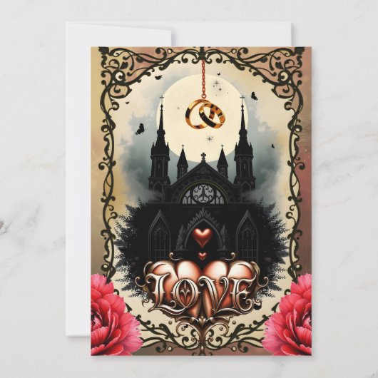 Gothic Moon –Eternal Love Beneath the Midnight Sky 招待状 (裏面)