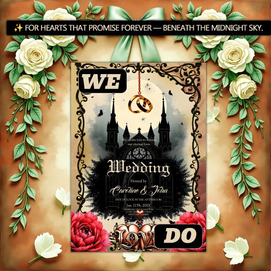 Gothic Moon –Eternal Love Beneath the Midnight Sky 招待状