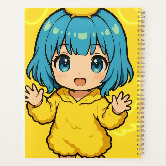 Gothic Moonlight Wraith Spiral Notebook | Dark Fan プランナー手帳 (裏面)