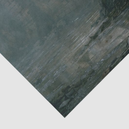 Gothic Mourning Woman Wall Decoupage 薄葉紙 (詳細)