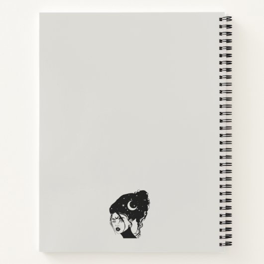 Gothic Muse Notebook – Dark Beauty Journal ノートブック (裏面)