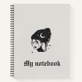 Gothic Muse Notebook – Dark Beauty Journal  ノートブック