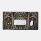 Gothic Muster Barock Kirchenbögen デスクマット (キーボード&マウス)
