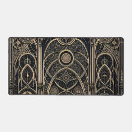 Gothic Muster Barock Kirchenbögen デスクマット