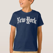 Gothic New York Typography Design Tシャツ (正面)