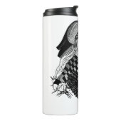 Gothic Night Owl and woman タンブラー (回転左)