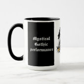 Gothic Night Owl and woman マグカップ (左)