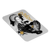 Gothic Night Owl and woman マグネット (右側)