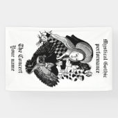 Gothic Night Owl and woman 横断幕 (横)