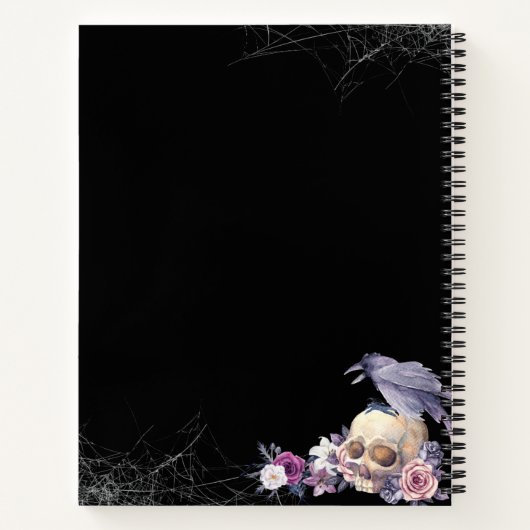 Gothic Notebook – Dark Aesthetic Journal  ノートブック (裏面)