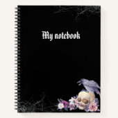 Gothic Notebook – Dark Aesthetic Journal  ノートブック (正面)