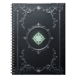 Gothic Notebook – Dark Aesthetic Mystic Symbol ノートブック