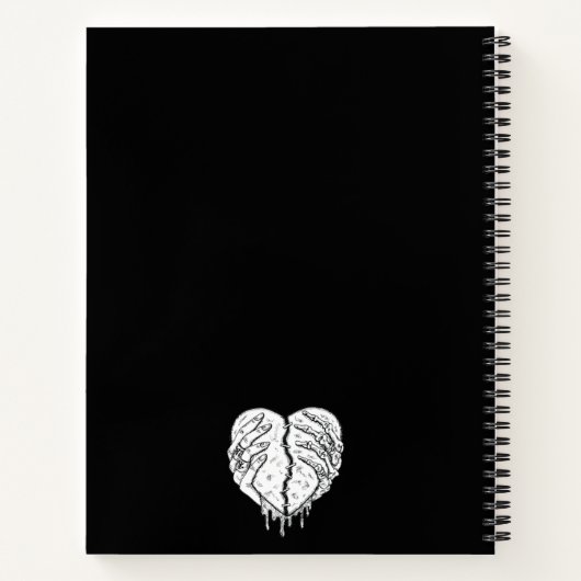 Gothic Notebook for Dark Aesthetics & Deep Ideas ノートブック (裏面)