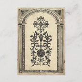 Gothic Parchment Medieval Until Death Wedding エンクロージャーカード (裏面)