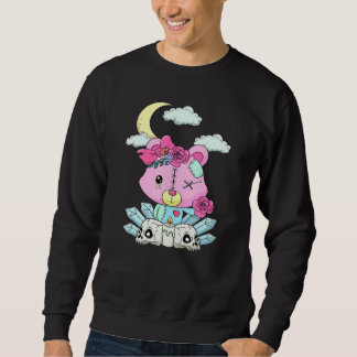 Gothic Pastel Teddy Bat Creepy Voodoo 1 スウェットシャツ