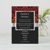 Gothic photo template wedding invitation 招待状 (スタンド正面)