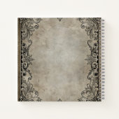 Gothic Raven and Roses Journal Notebook ノートブック (裏面)