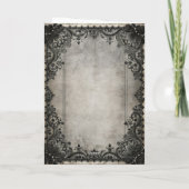 Gothic Raven Art ノートカード (裏面)