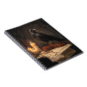 Gothic Raven Candlelight Violin Notebook ノートブック (右側)