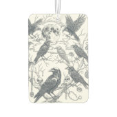 Gothic Raven Car Freshener – Full Moon カーエアーフレッシュナー (裏面)
