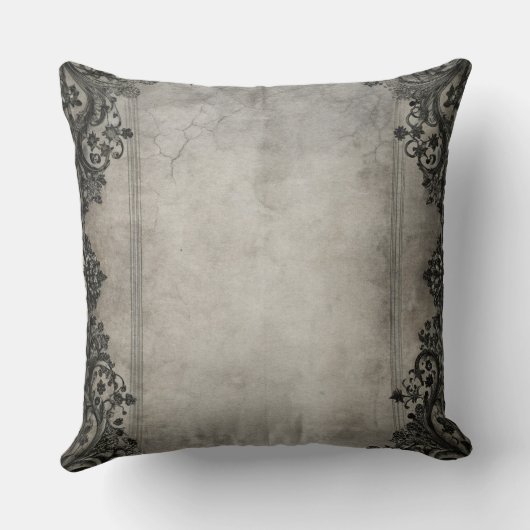 Gothic Raven Dark Academia クッション (裏面)