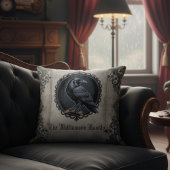Gothic Raven Dark Academia クッション