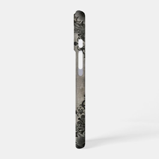 Gothic Raven Dark Academia iPhone 16ケース (左側面)