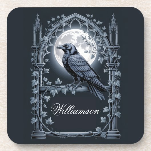Gothic Raven Moonlit コースター (正面)