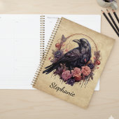 Gothic Raven & Roses – Personalized Chic プランナー手帳