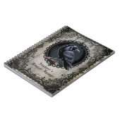 Gothic Raven Spiral ノートブック (左側)