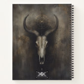 Gothic Raven Spiral Notebook ノートブック (裏面)