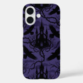 Gothic Raven & Thorn Castle Pattern Phone Case Case-Mate iPhoneケース (裏面)