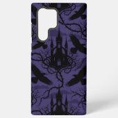 Gothic Raven & Thorn Castle Pattern Phone Case Samsung Galaxyケース (裏面)