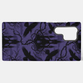 Gothic Raven & Thorn Castle Pattern Phone Case Samsung Galaxyケース (裏面横)