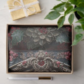 Gothic Raven with Holly and Berries 薄葉紙 (ギフト)