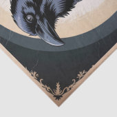 Gothic Raven with Skull and Roses Decoupage 薄葉紙 (詳細)