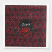 Gothic Red Damask Rose Wedding (正面)