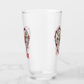 Gothic Red Rose Heart Vine Artwork タンブラーグラス (右)
