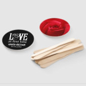 Gothic Red Rose Love at First Bite Wedding ハンドファン (組立なし)