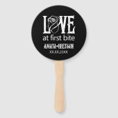 Gothic Red Rose Love at First Bite Wedding ハンドファン (正面)