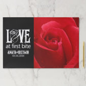 Gothic Red Roses Love at First Bite Wedding ペーパーパッド (インサイチュ)