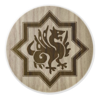Gothic Revival Dragon Ceramic Pull セラミックノブ