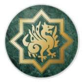 Gothic Revival Dragon Ceramic Pull セラミックノブ (正面)