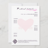 Gothic RIP to Single Life Hen Do Bachelorette 招待状 (裏面)