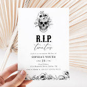 Gothic RIP Twenties 30th Birthday Invitation 招待状