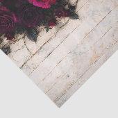 Gothic Romance Dark Burgundy Roses FE1R Decoupage 薄葉紙 (詳細)